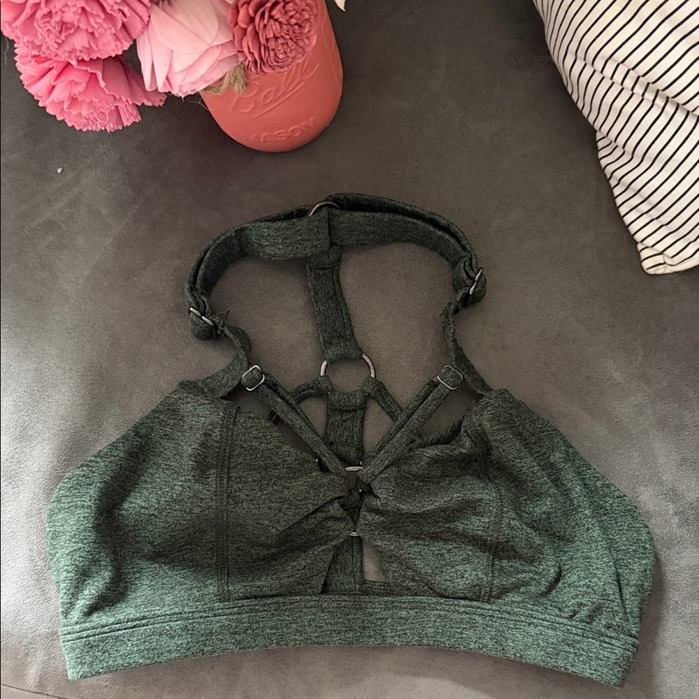 Bombshell Sportswear Green Sports Bra